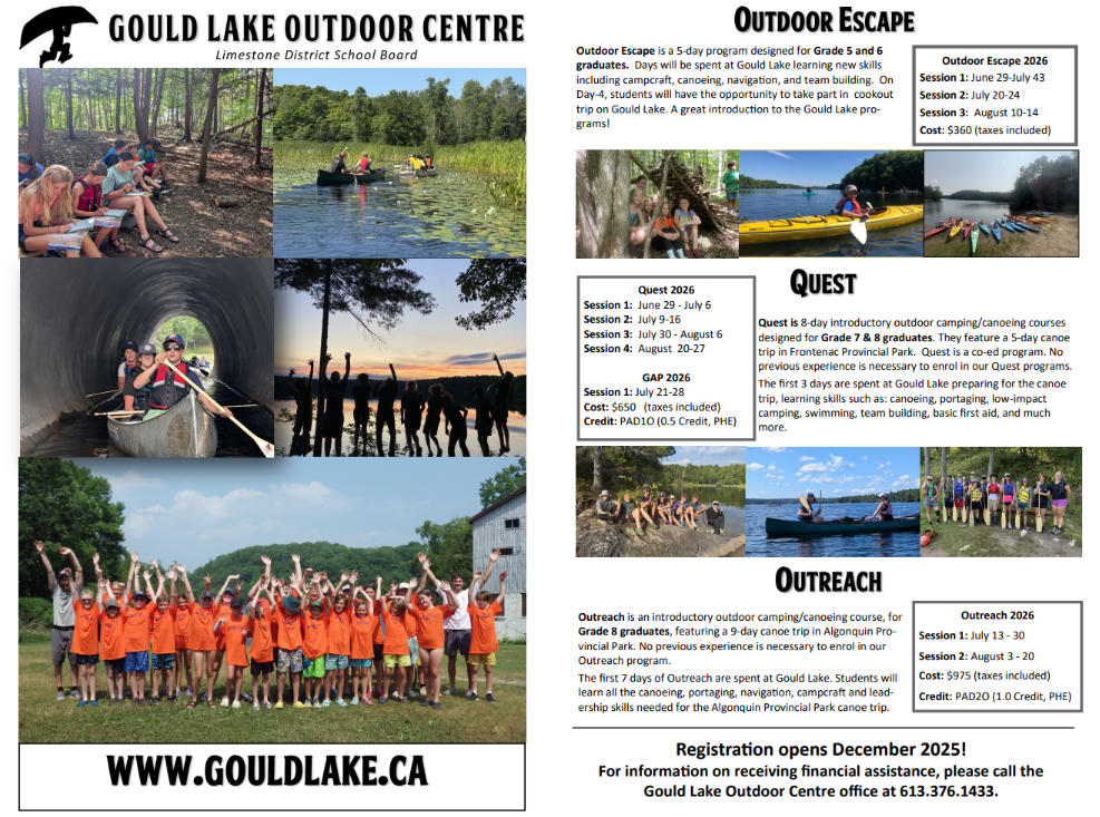 gould lake advertisement