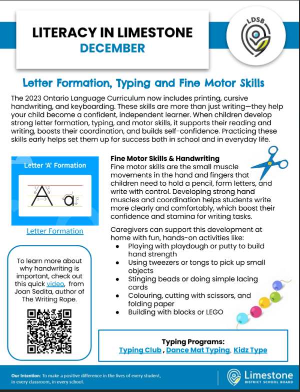 December literacy newsletter